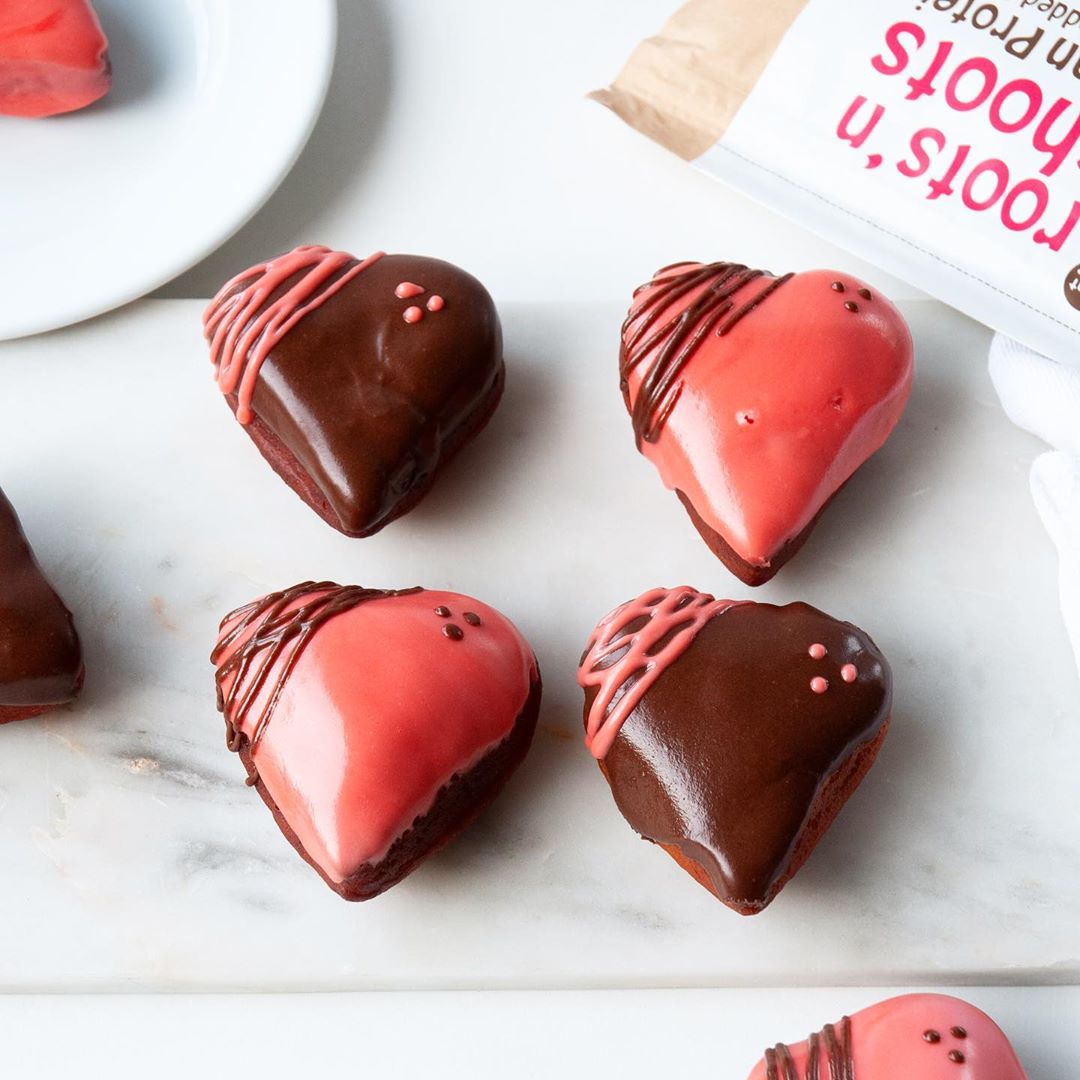 Delicious Protein Doughnuts for Valentine's Day