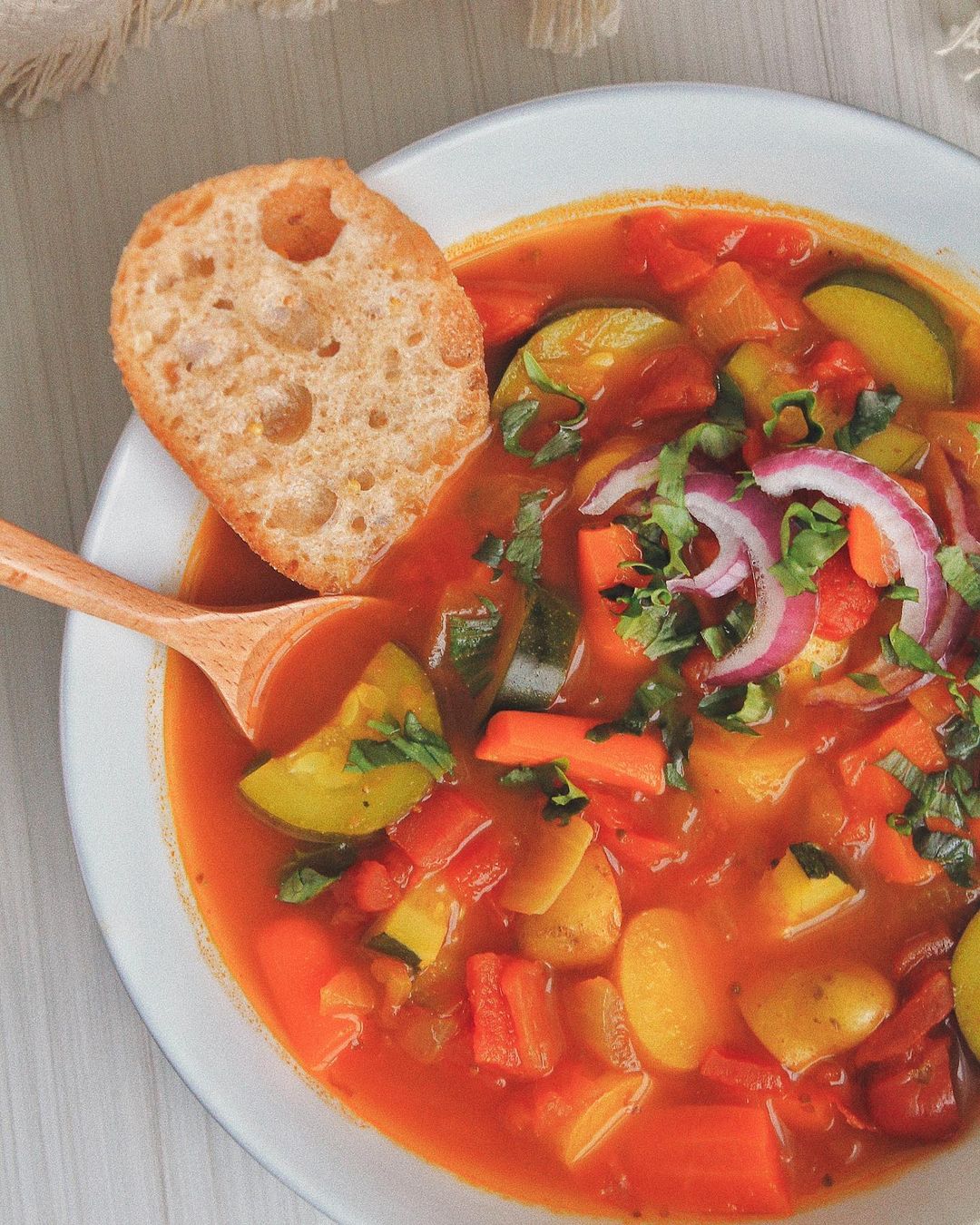 Homemade Healing Veggie Soup