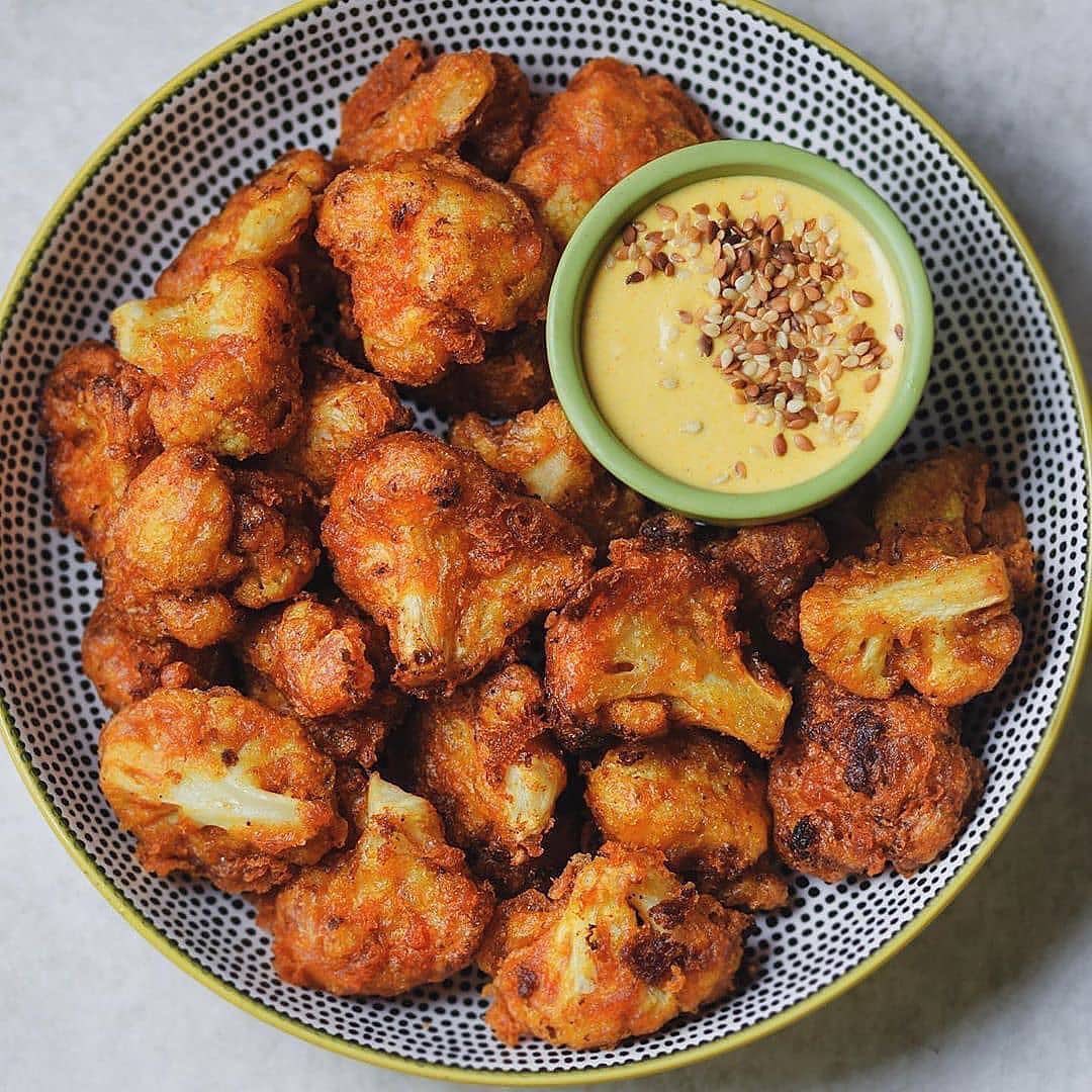 Battered Spicy Cauliflower