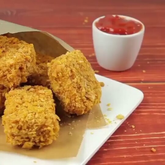 Crispy Baked Vegan Tofu Nuggets