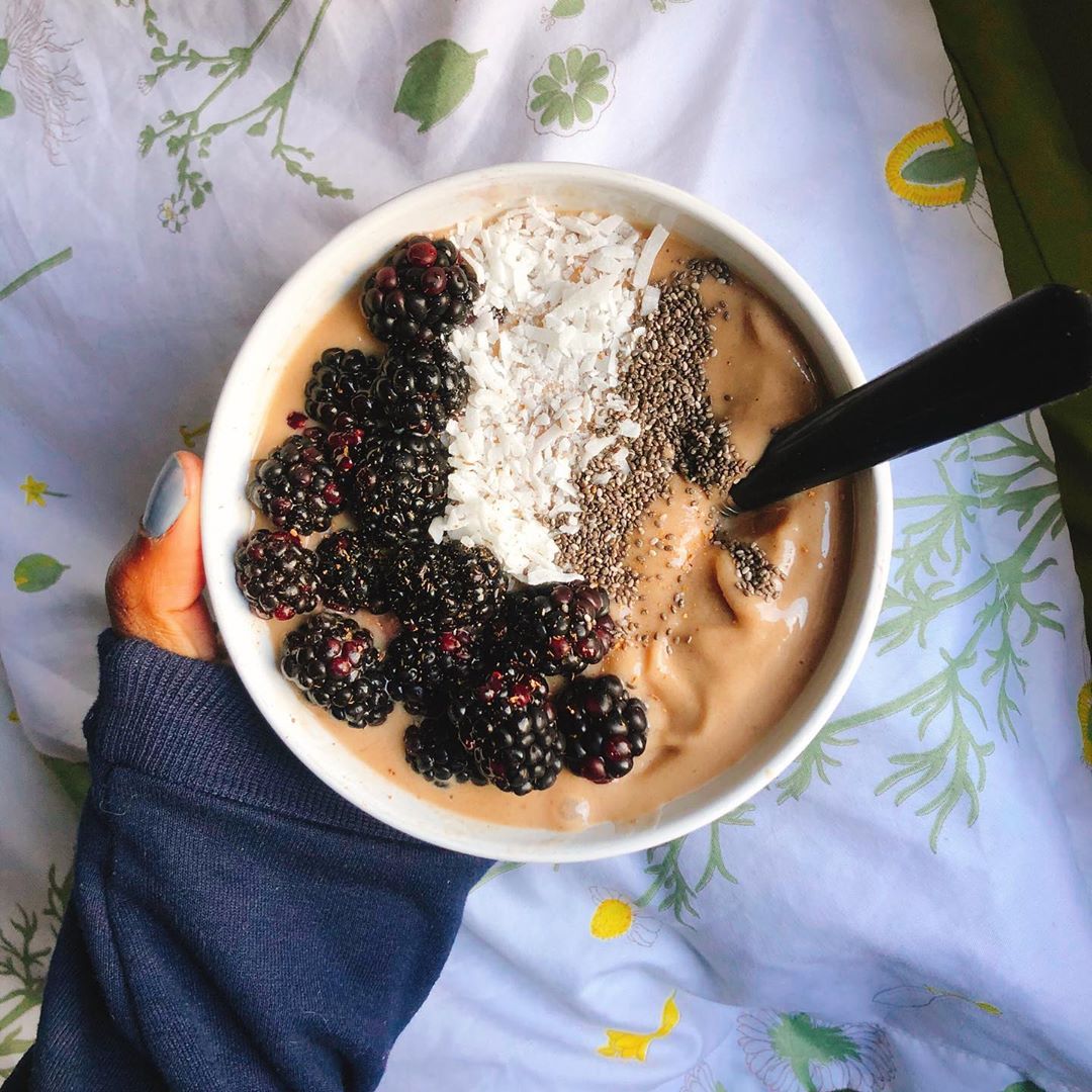 Cacao and Banana Smoothie Bowl