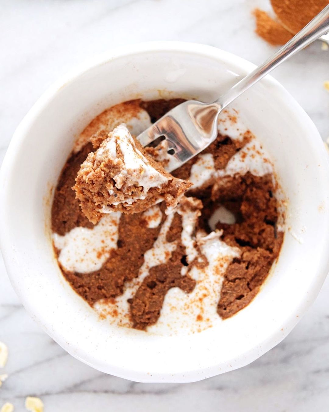 Cinnamon Bun Mugcake