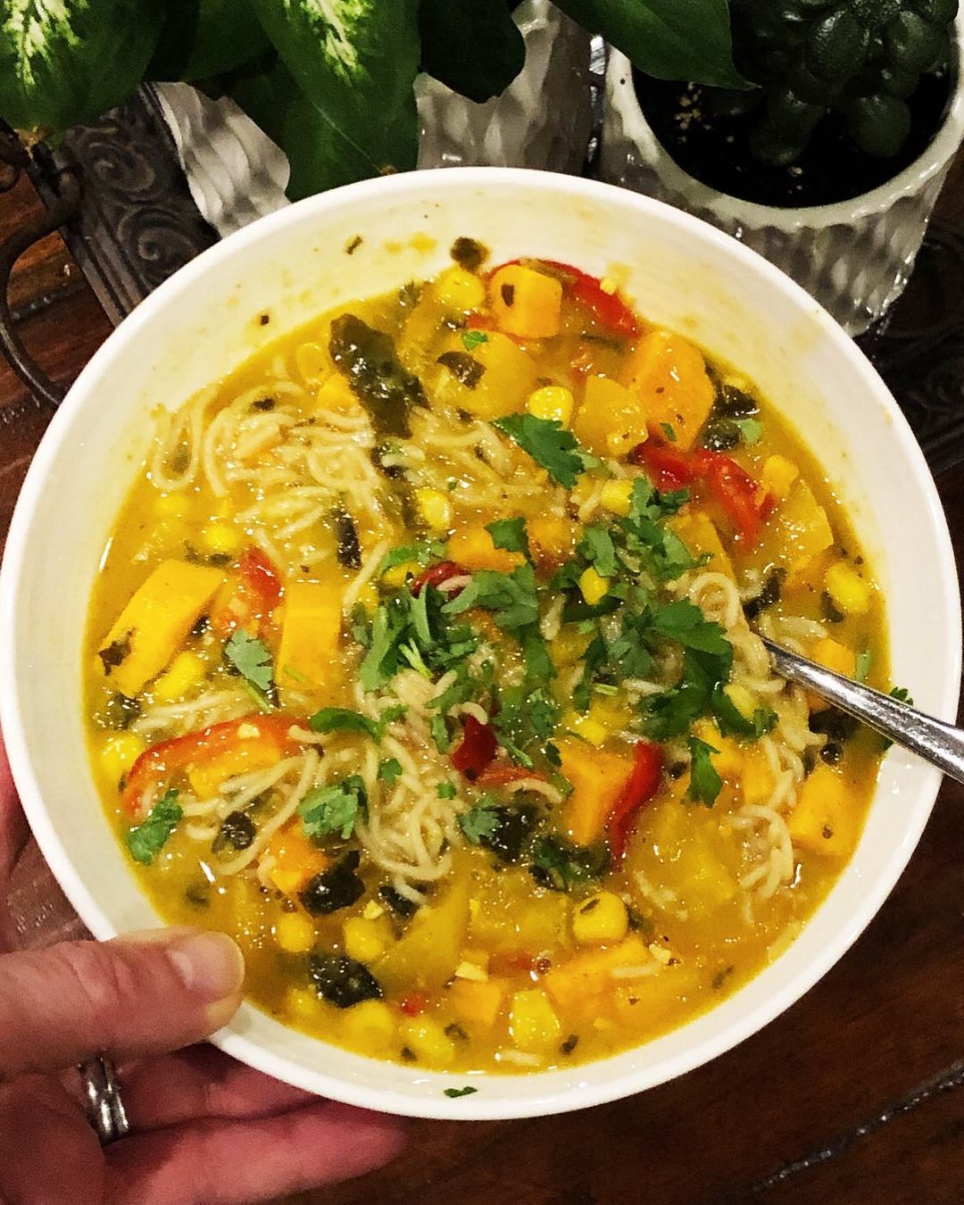 Mango Coconut Noodle Curry