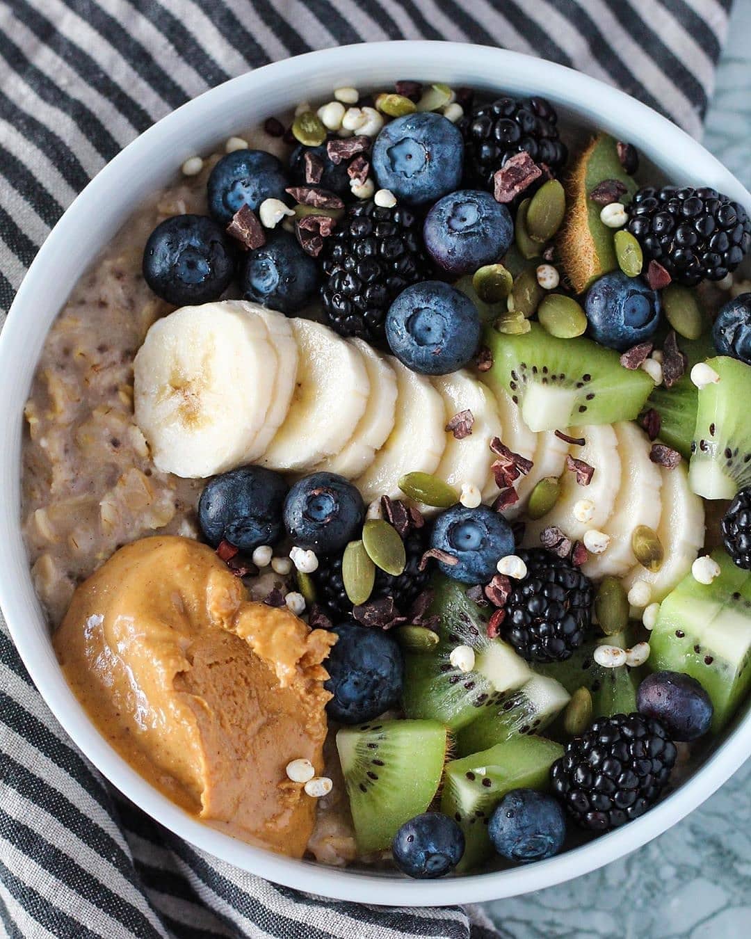 Cardamom Infused Oats with Berries and Nuts