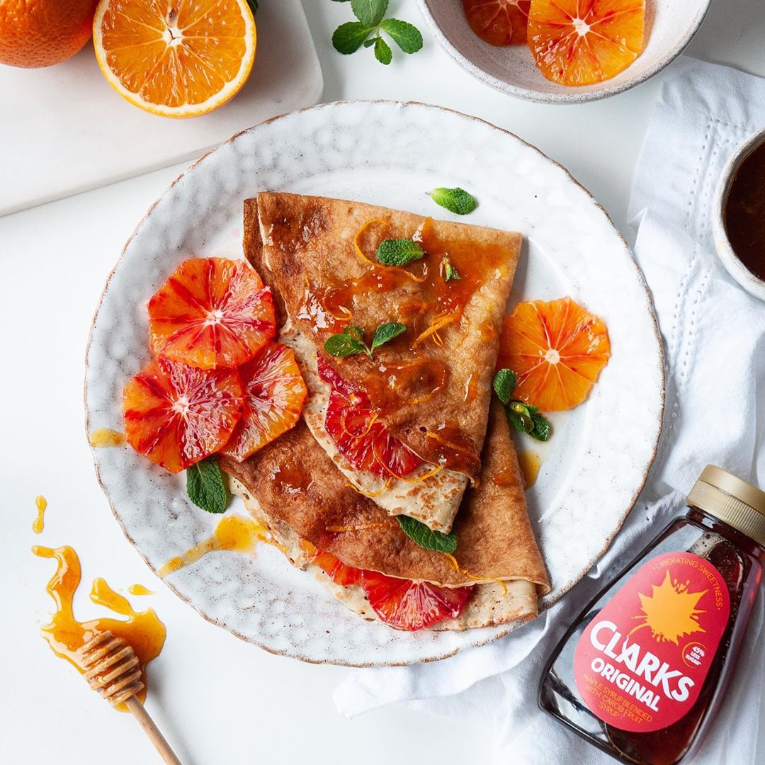 Orange Syrup Crepes for Pancake Day
