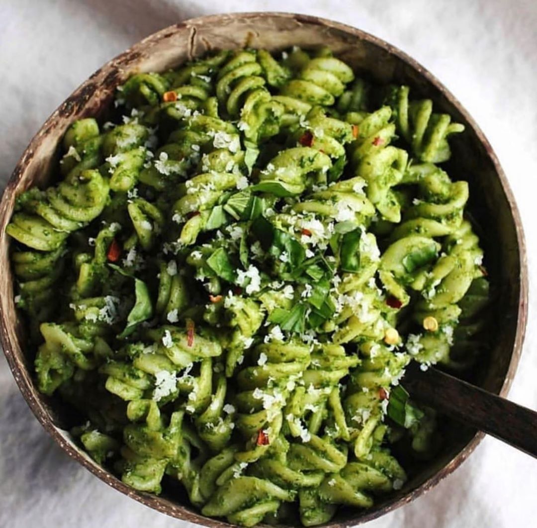Easy Kale Pesto with Nuts and Herbs