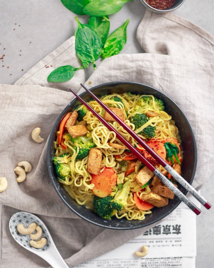 Super Creamy Asian Inspired Noodles