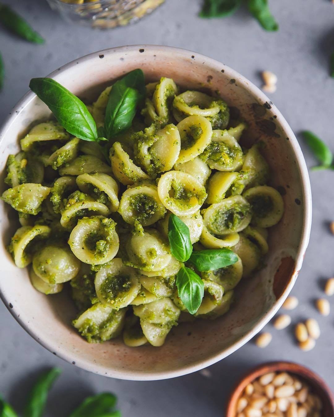 Pistachio Pesto with Basil Pine Nuts and Garlic