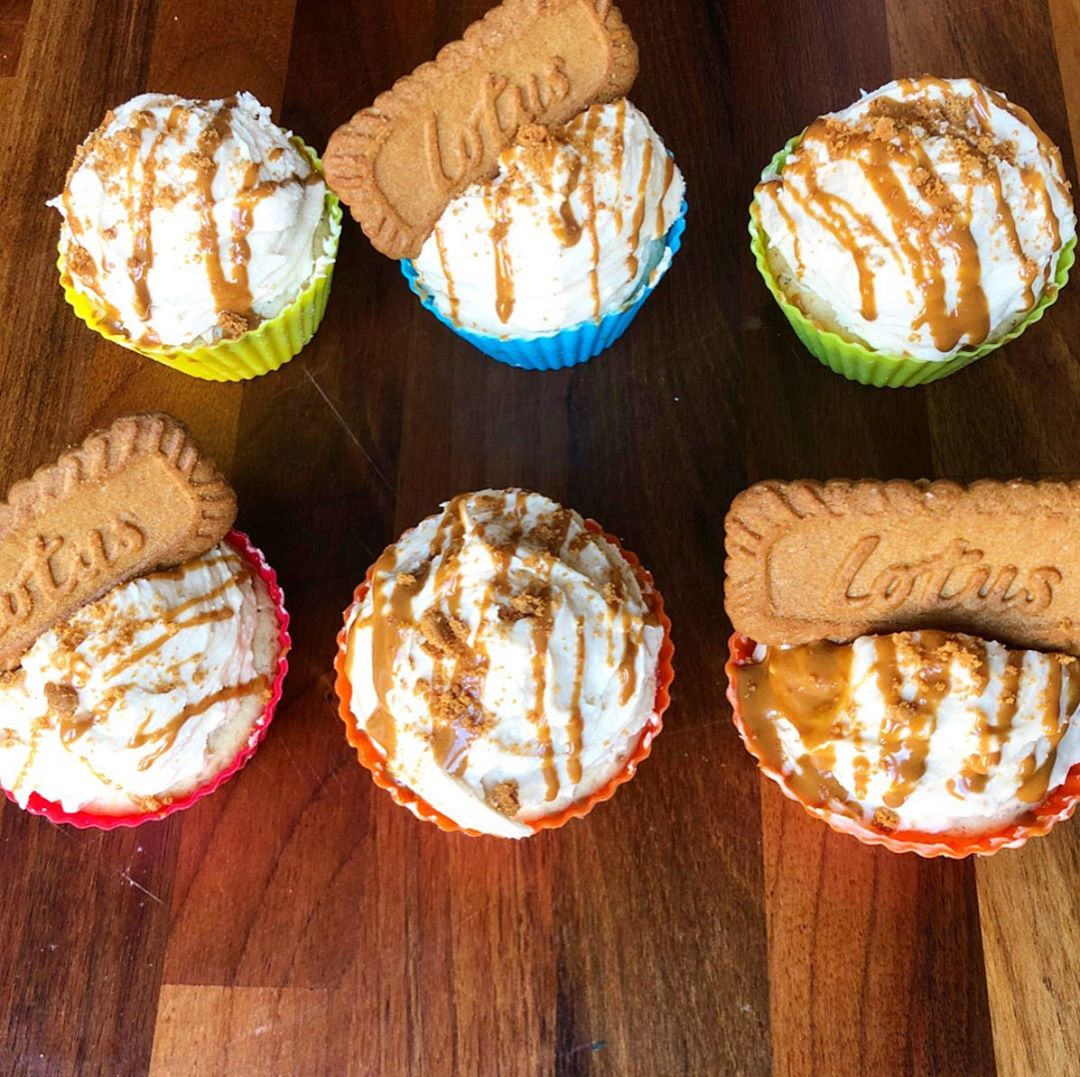 Vegan Lotus Biscoff Cupcakes