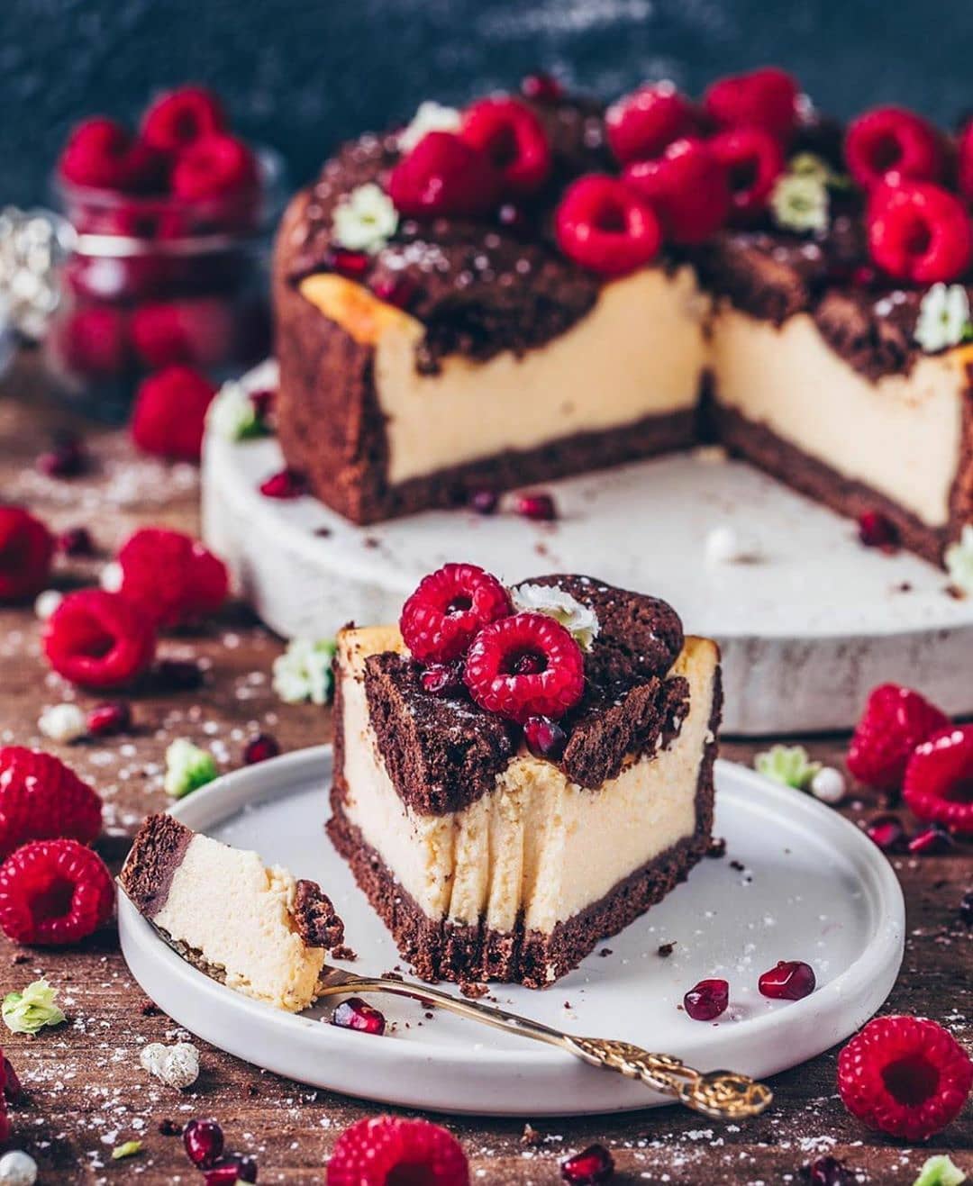 Vegan Russian Chocolate Cheesecake