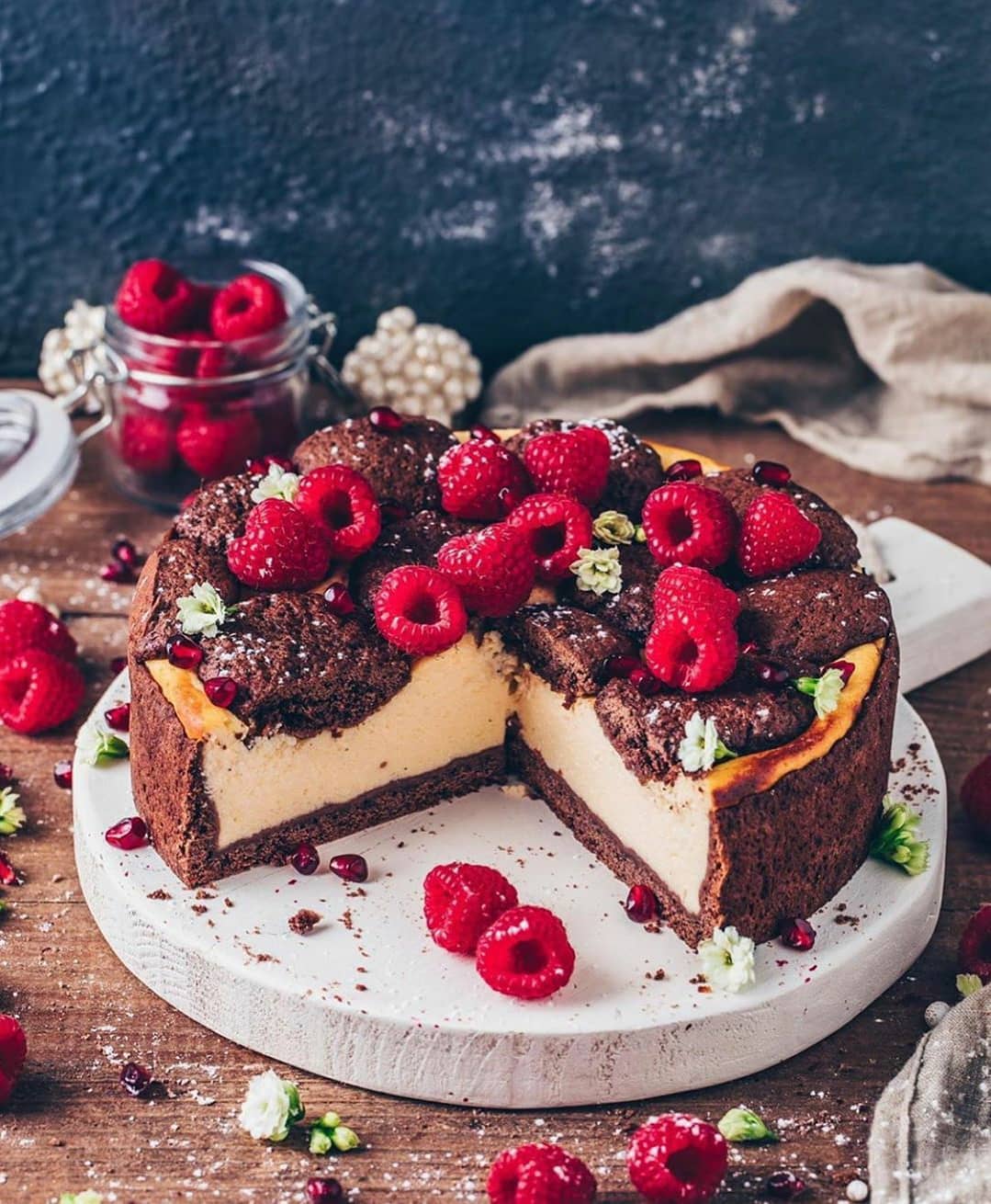 Vegan Russian Chocolate Cheesecake