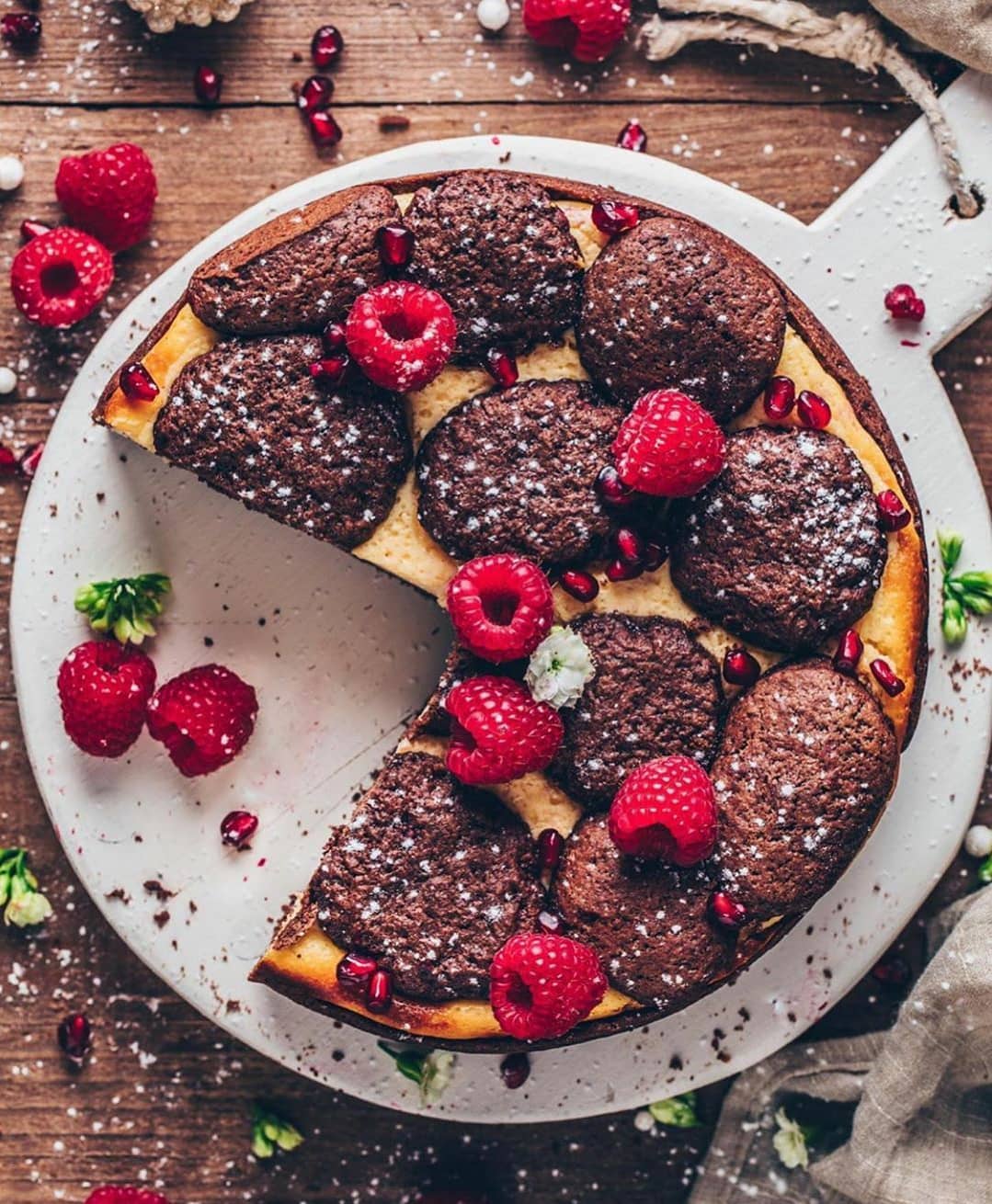 Vegan Russian Chocolate Cheesecake
