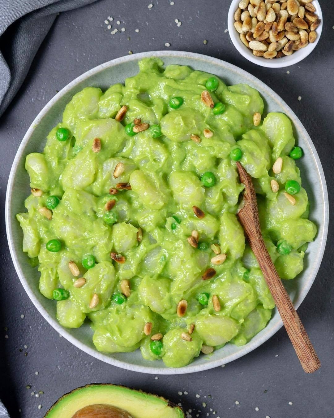 Gnocchi with Creamy Avocado Sauce