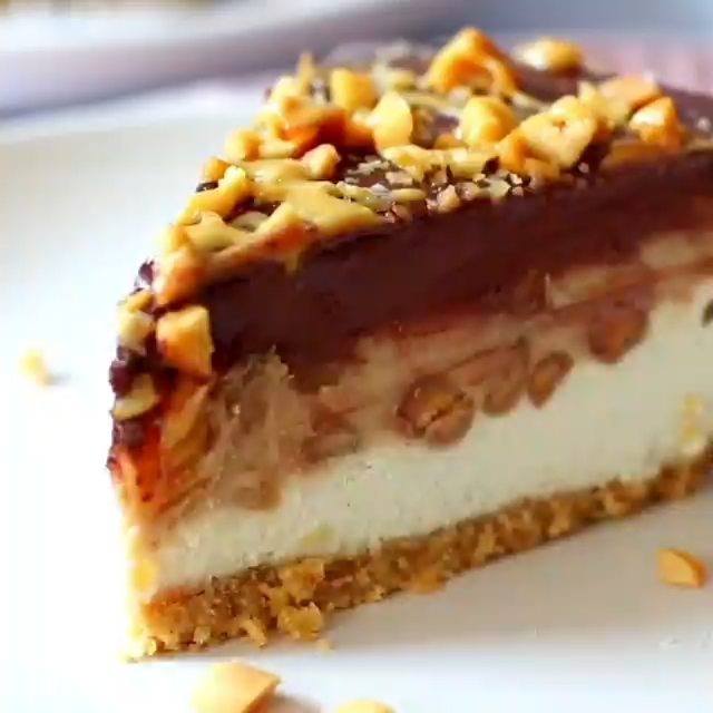 Snickers Ice Cream Cake