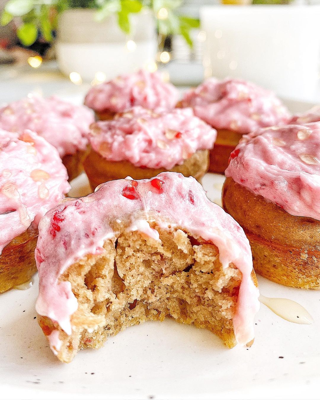 Raspberry Almond Butter Cupcakes