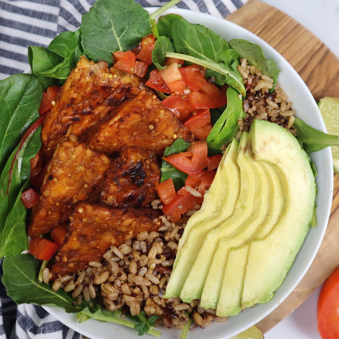 Marinated Tempeh with Garlic and Soy Sauce