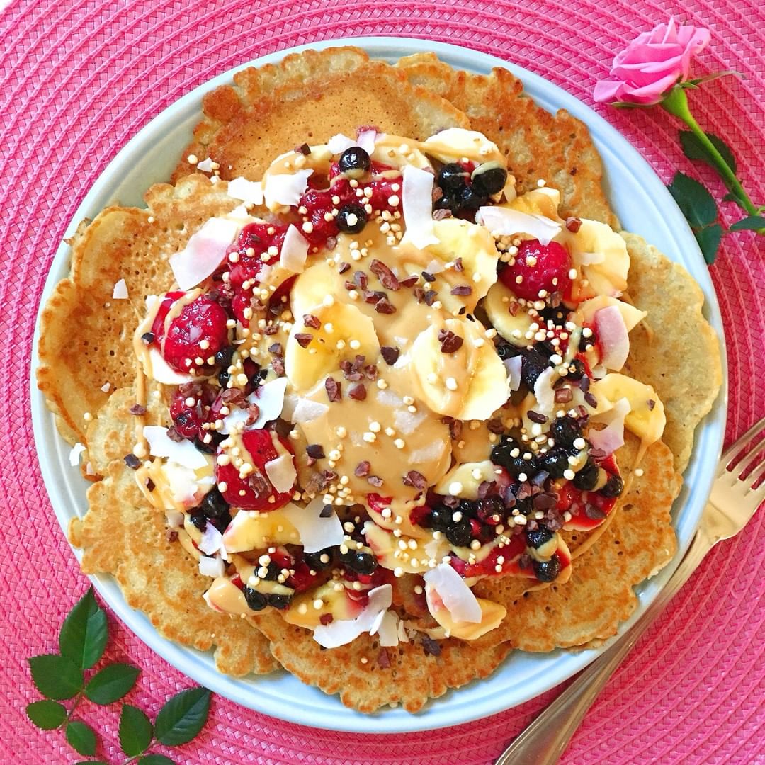 7-Ingredient Gluten-Free Vegan Vanilla Pancakes