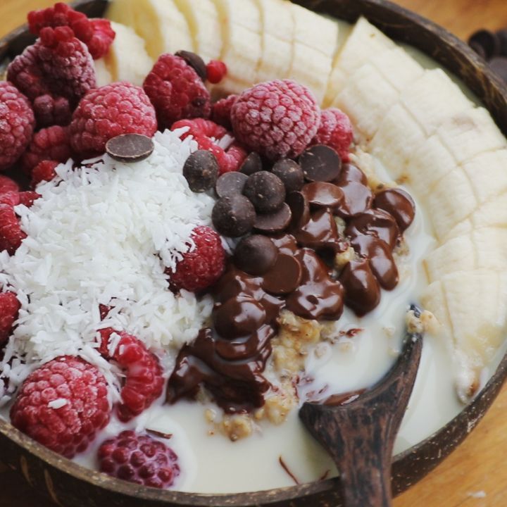 Simple Coffee Cardamom Oats Breakfast