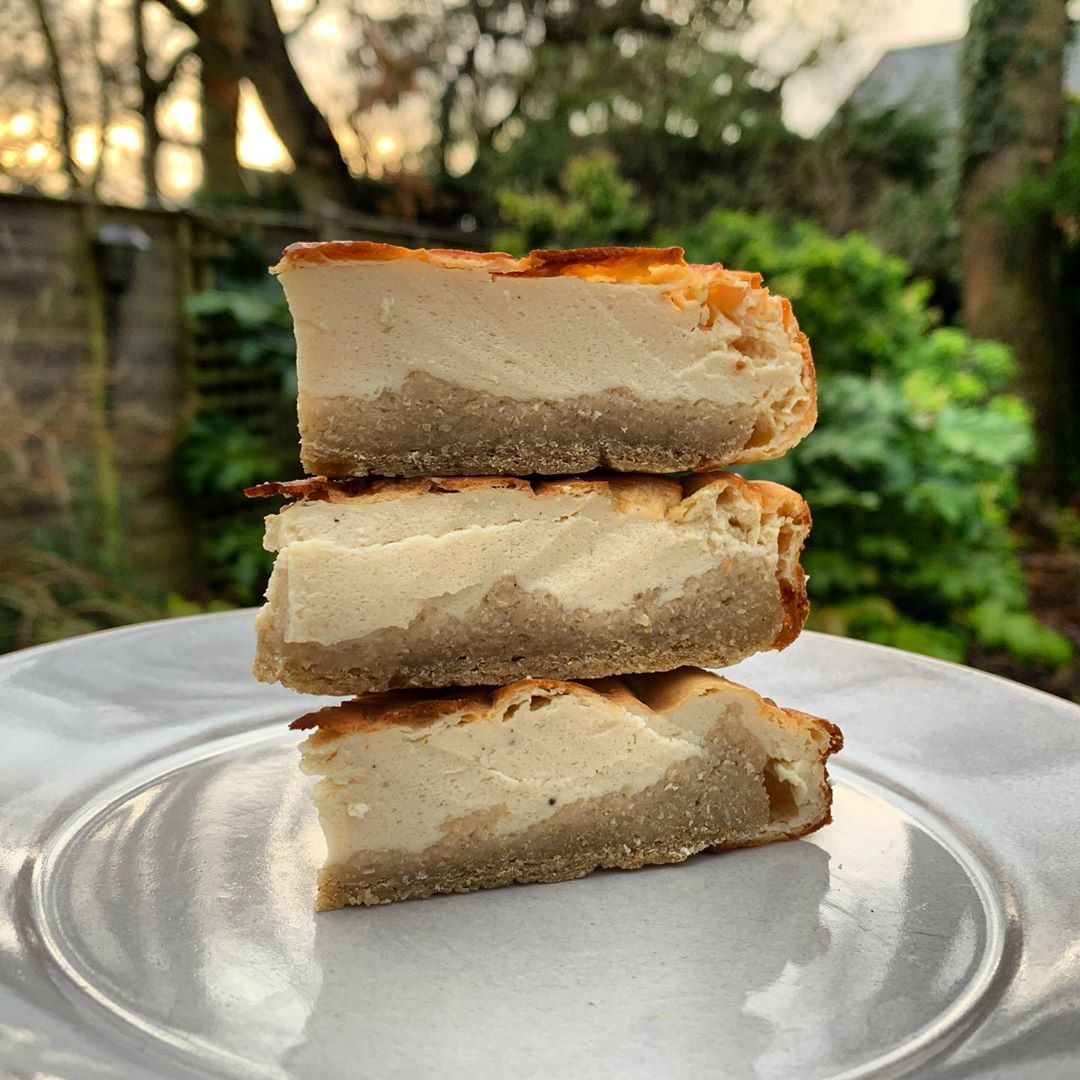 Yummy Vanilla Cheesecake Stack