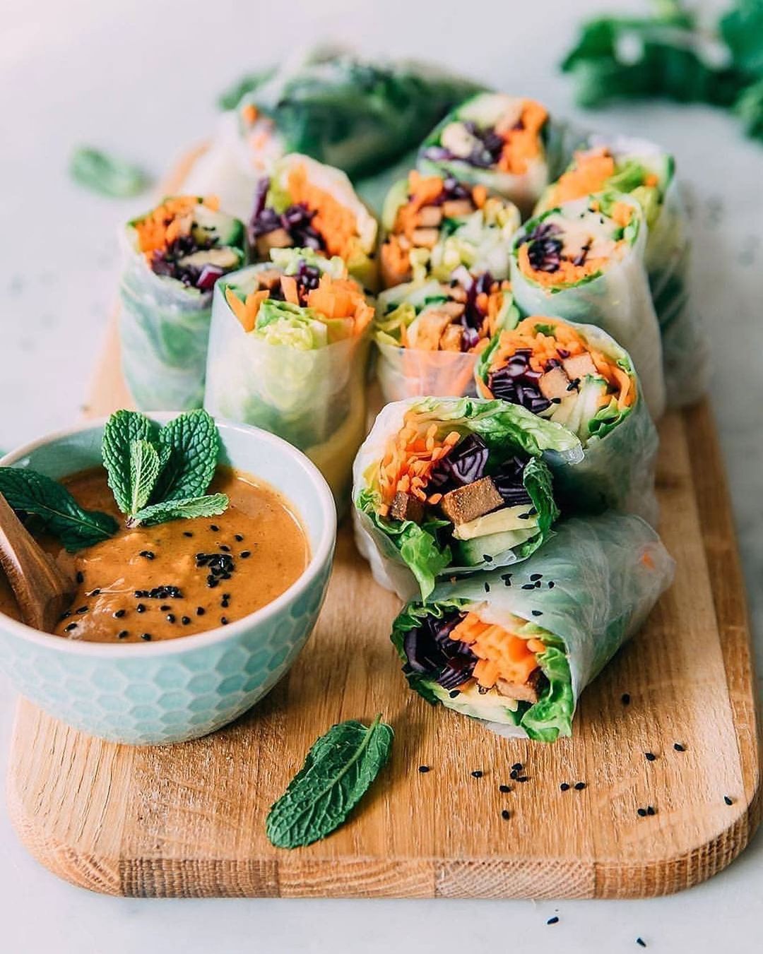 Peanut Tamarind Dip for Veggie Rolls