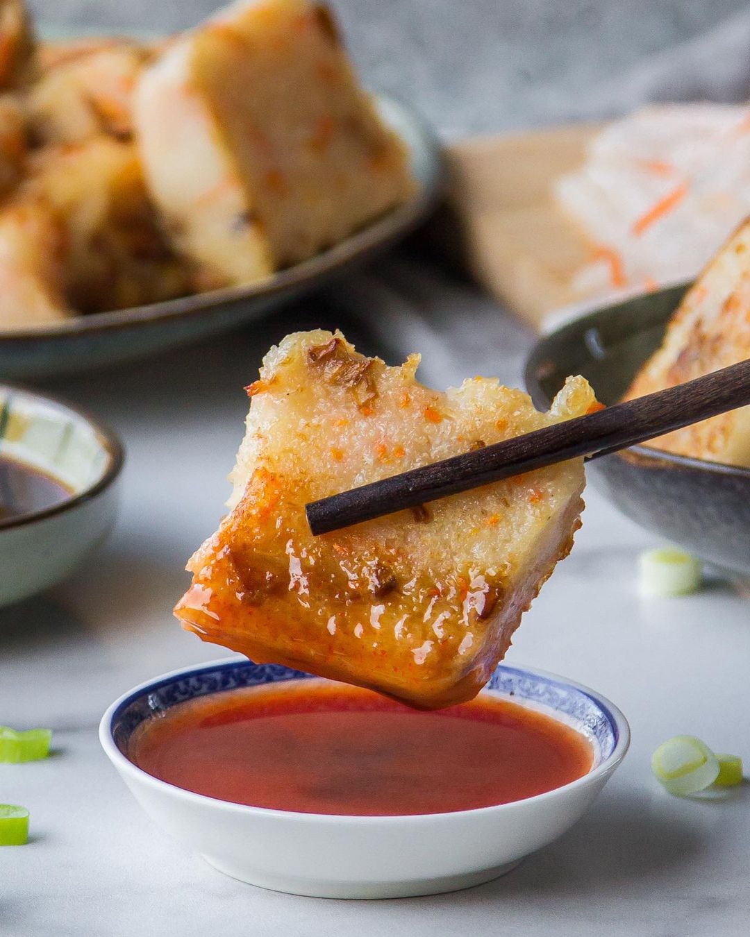 Pan-Fried Daikon Radish Cake