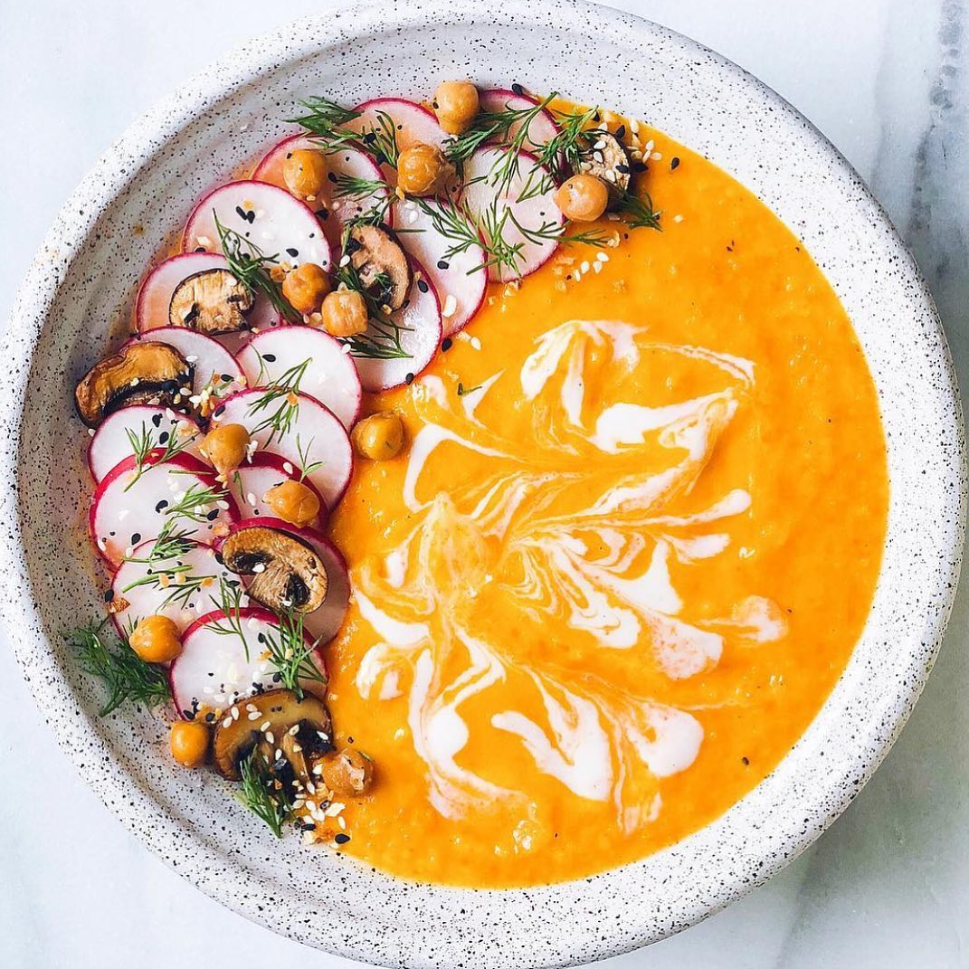 Roasted Kabocha Squash Soup Delight