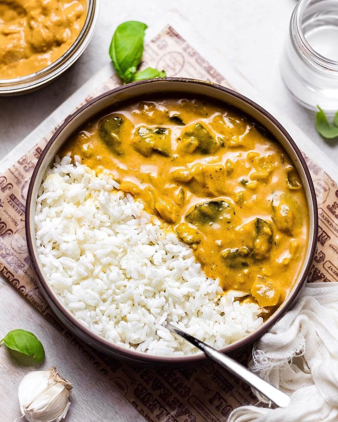 Creamy Pumpkin Curry and Rice