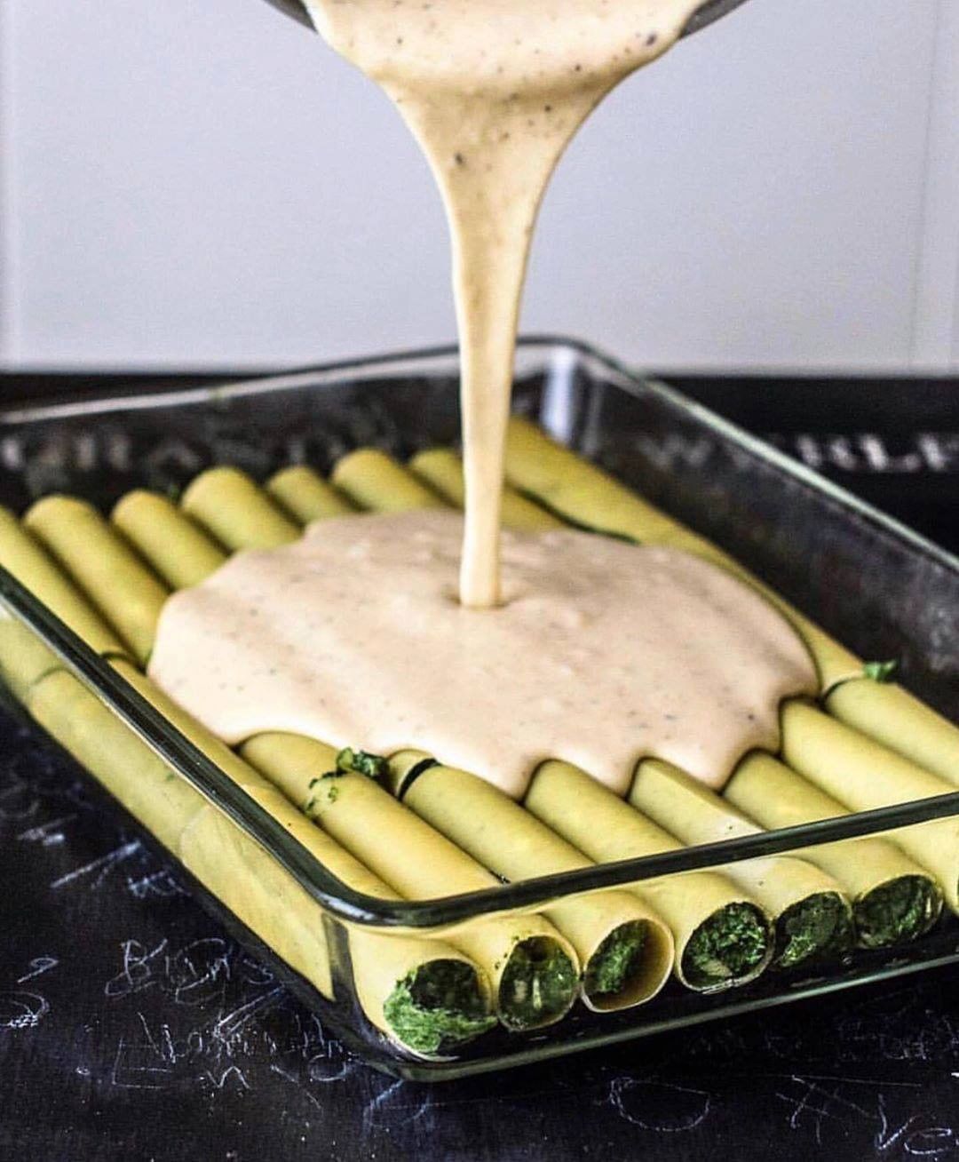 Cannelloni W/spinach-Cream Cheeze Filling