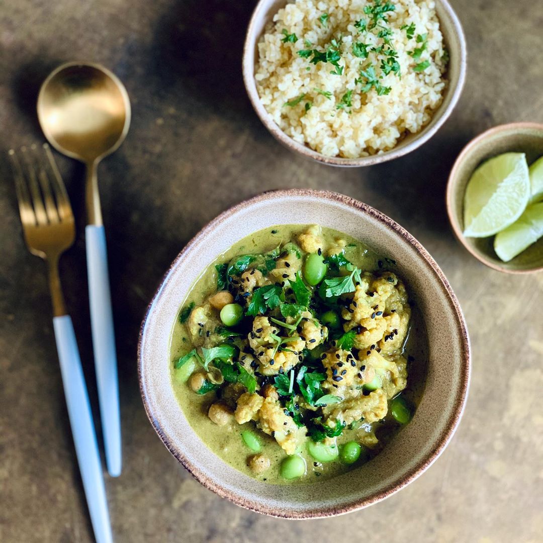 Spiced Chickpea and Cauliflower Curry