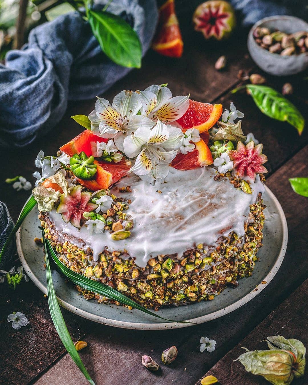 Decadent Pistachio Cake