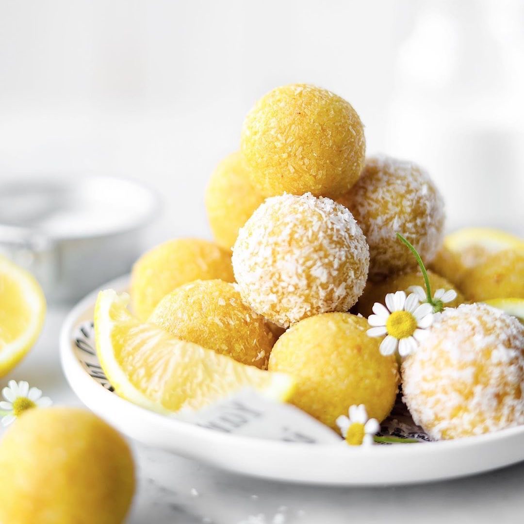 Lemon and Coconut Bliss Balls