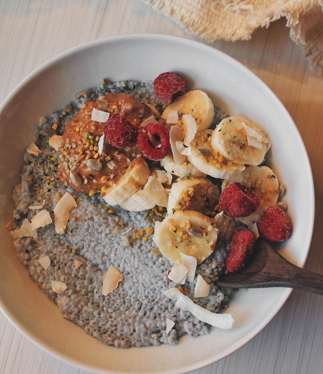 Homemade Chia Pudding with Nutritious Toppings