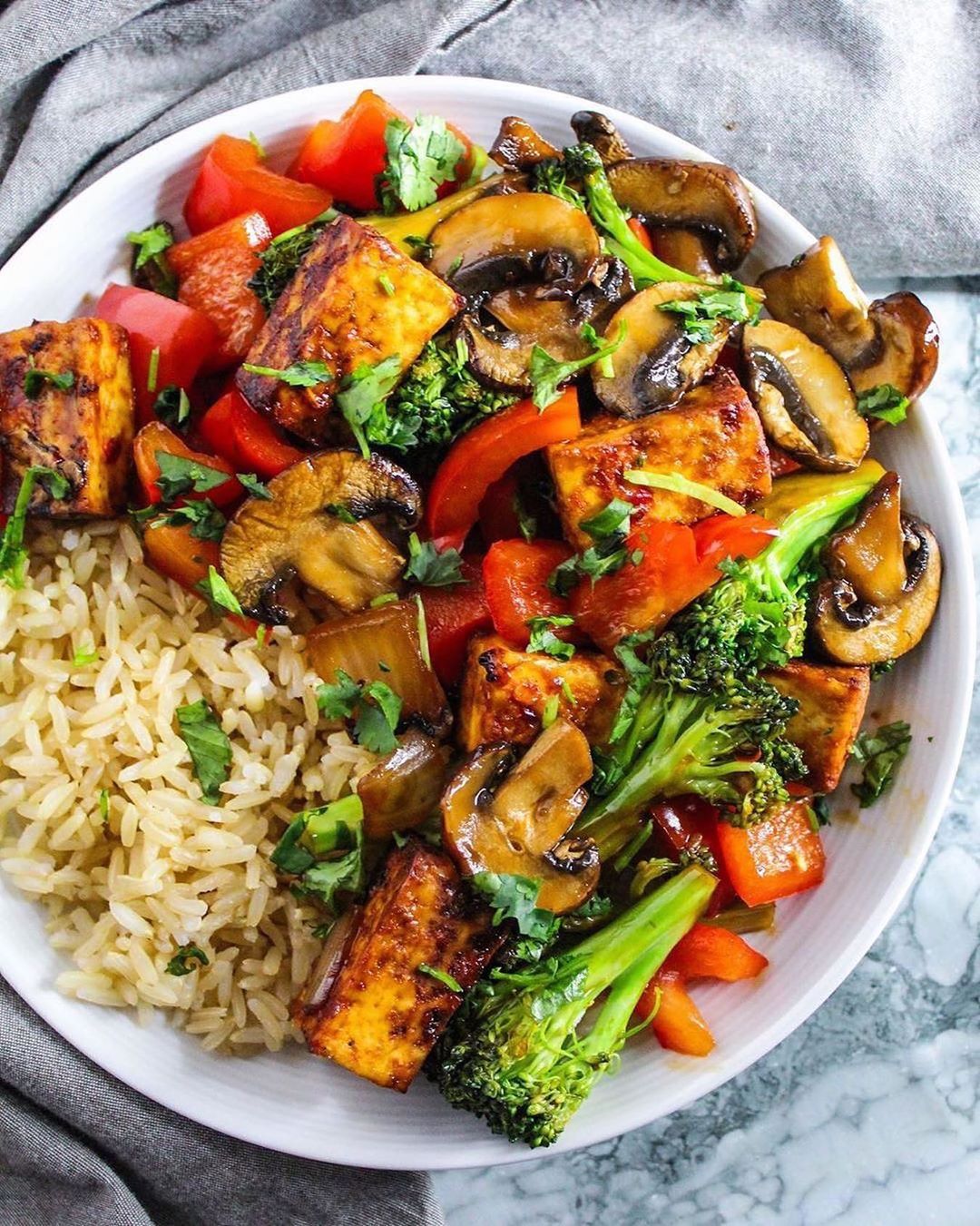 Veggie Stir Fry with Tofu and Vegetables