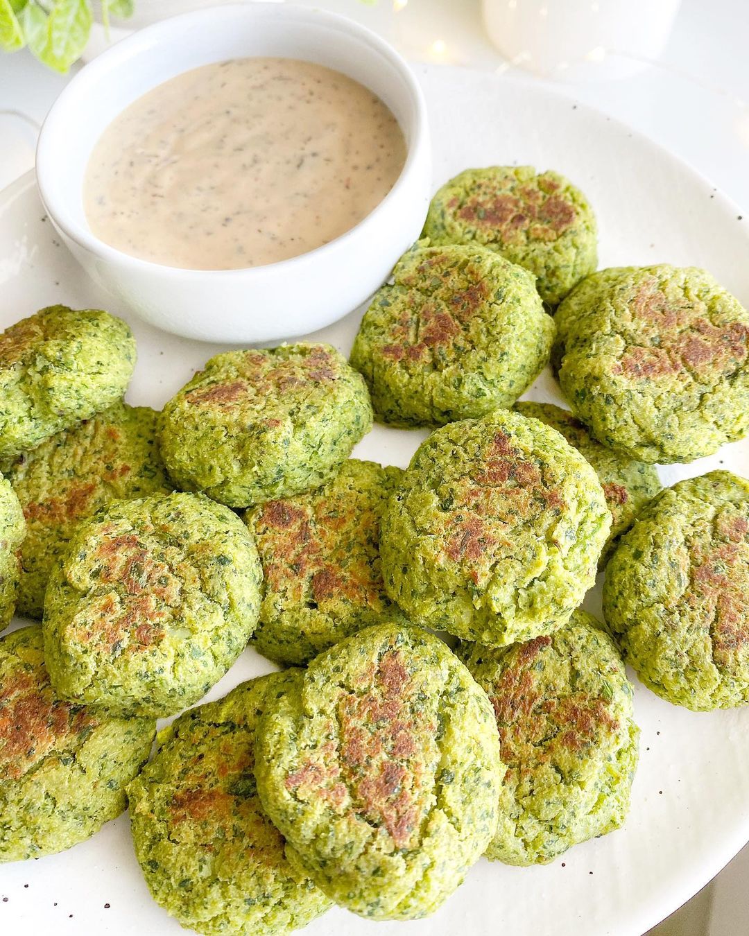 Spinach and Cauliflower Tots