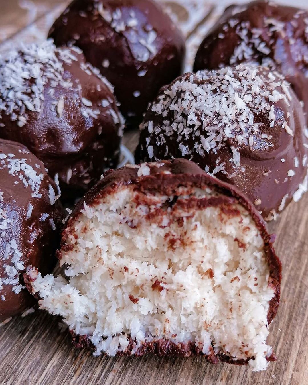 Vegan Gluten-Free Chocolate Coconut Balls