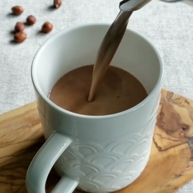 Hazelnut Maca Hot Chocolate