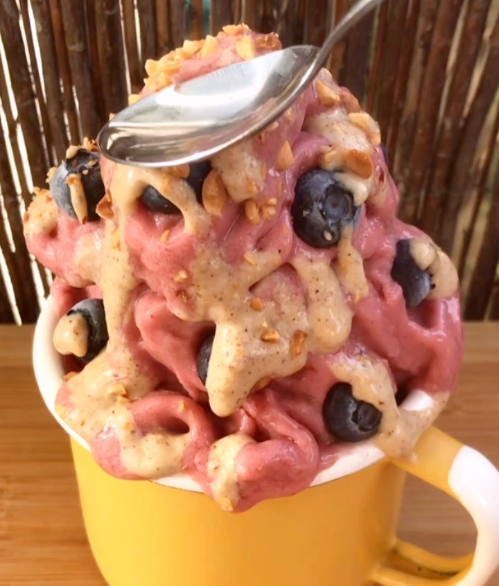 Strawberry Cream Nice Cream