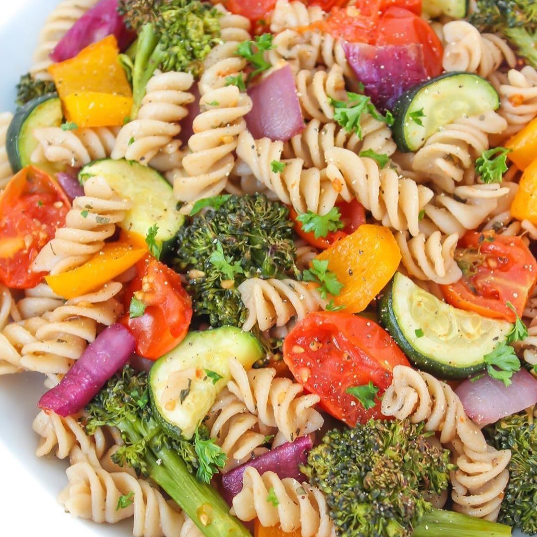 Roasted Vegetable Balsamic Pasta
