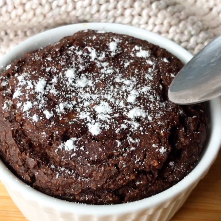 Chocolate Lava Baked Oats