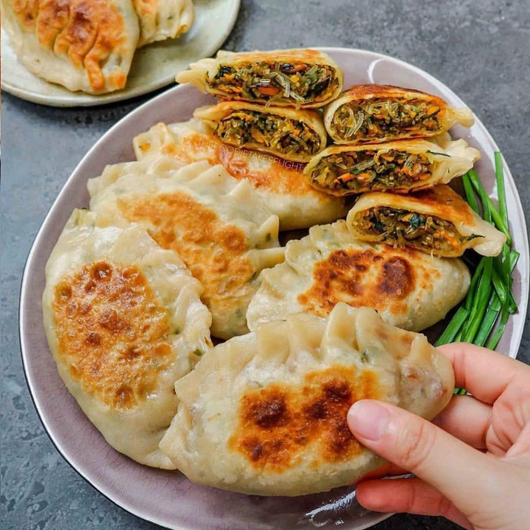 Vegan Chinese Chive Pies