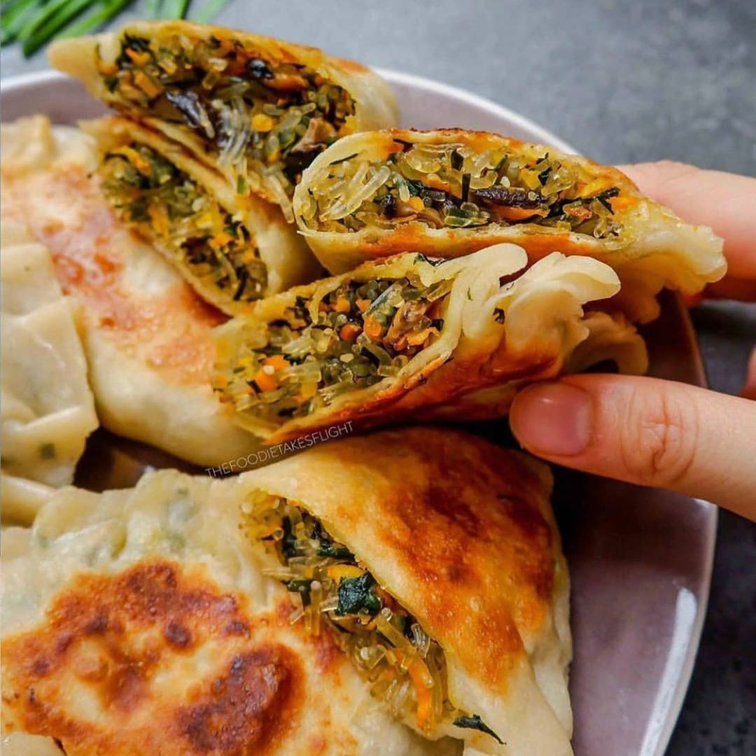 Vegan Chinese Chive Pies
