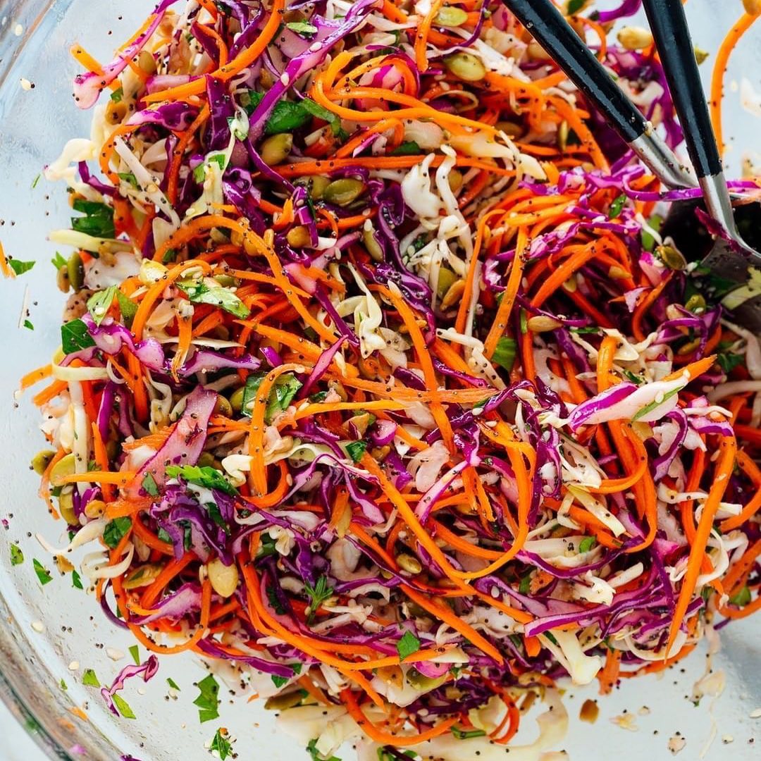 Simple Healthy Cabbage Slaw