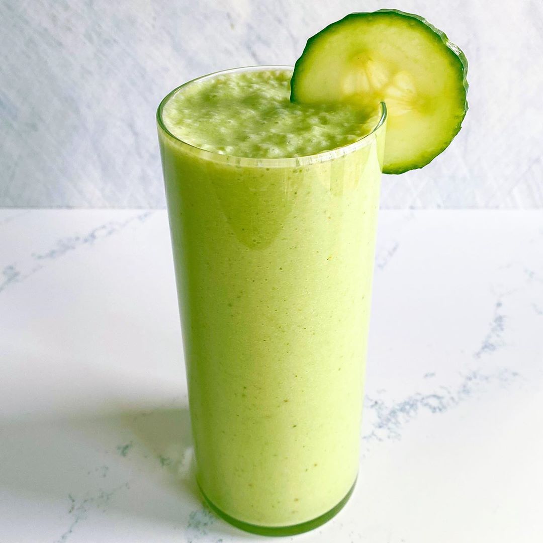 Refreshing Cucumber Smoothie with Fruits