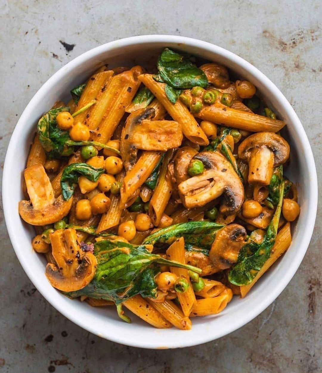 Creamy Pasta with Chickpeas