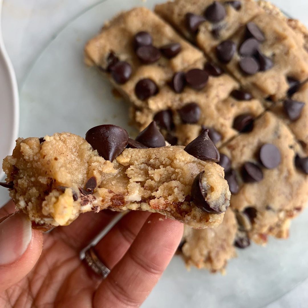Raw Cookie Dough Bars