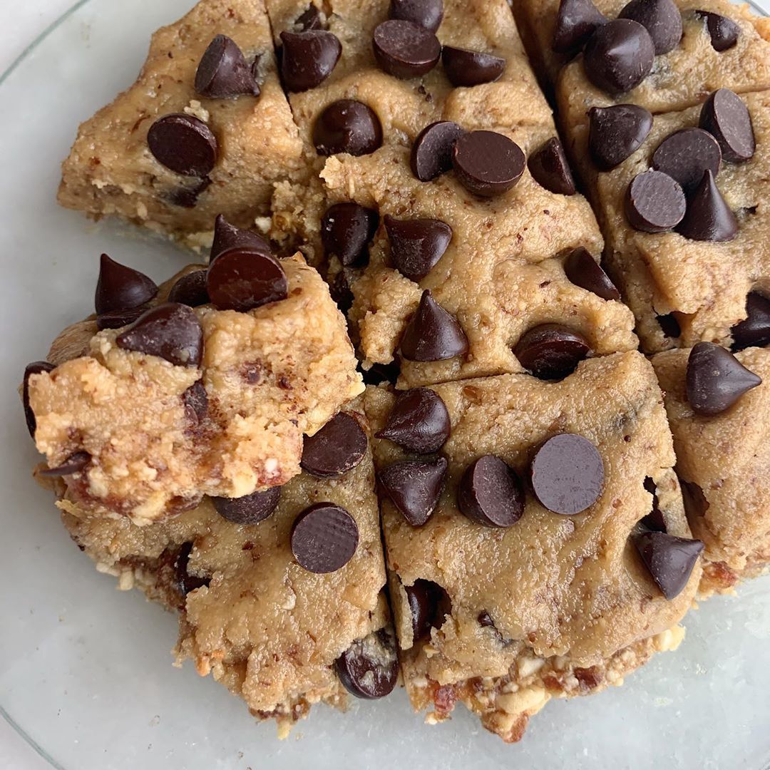Raw Cookie Dough Bars