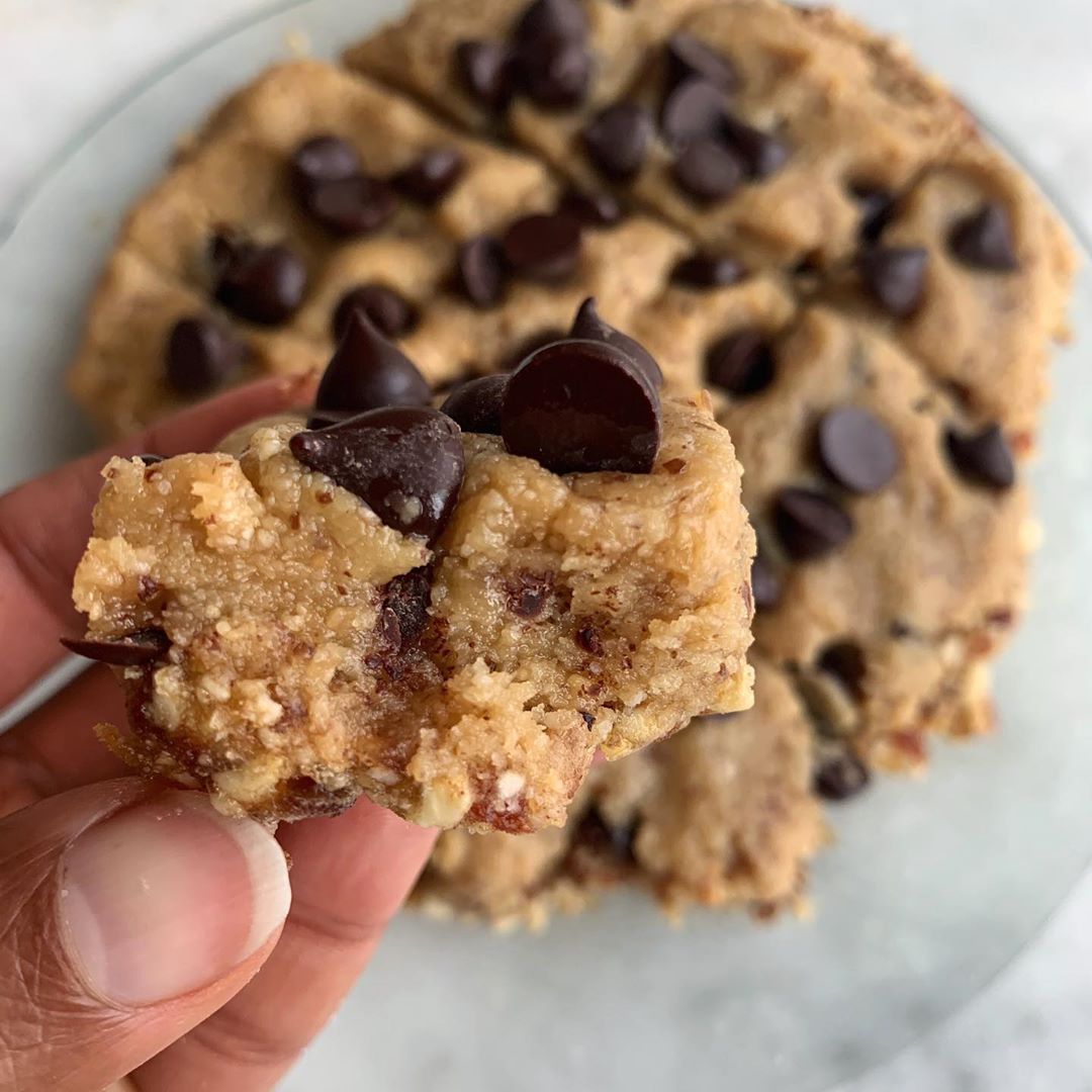 Raw Cookie Dough Bars