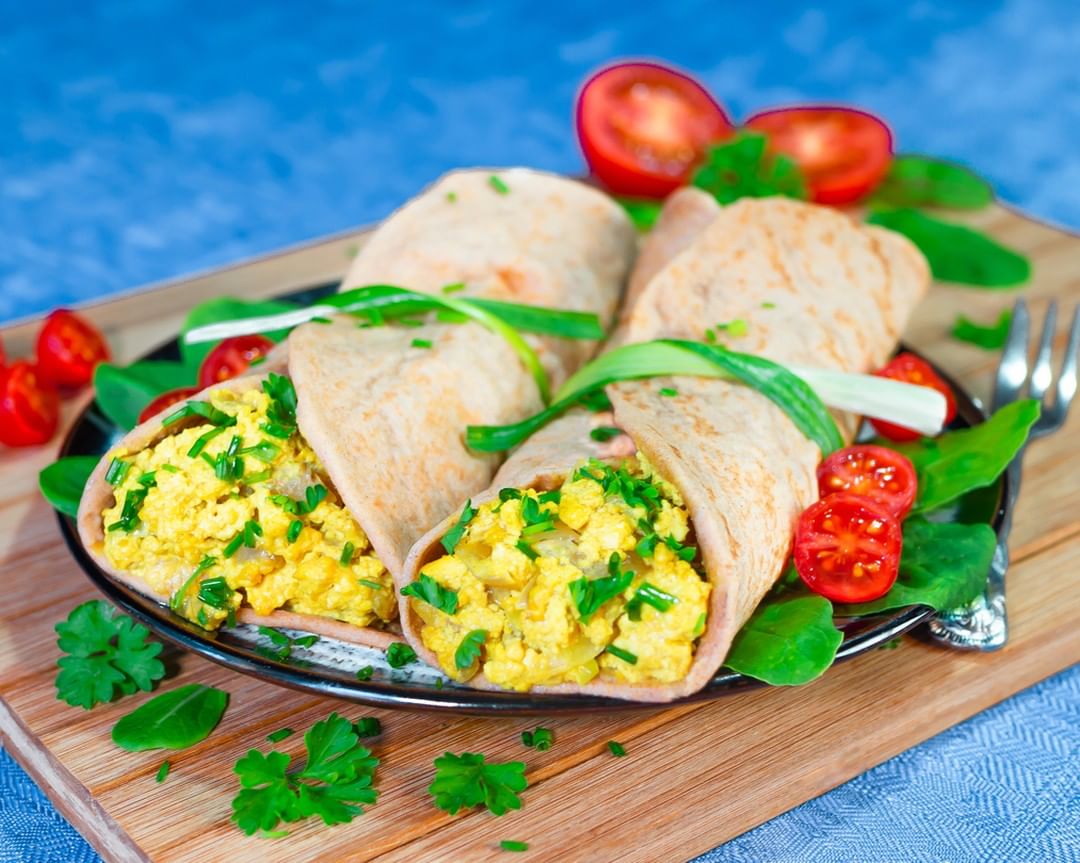 Quick and Easy Creamy Scrambled Tofu