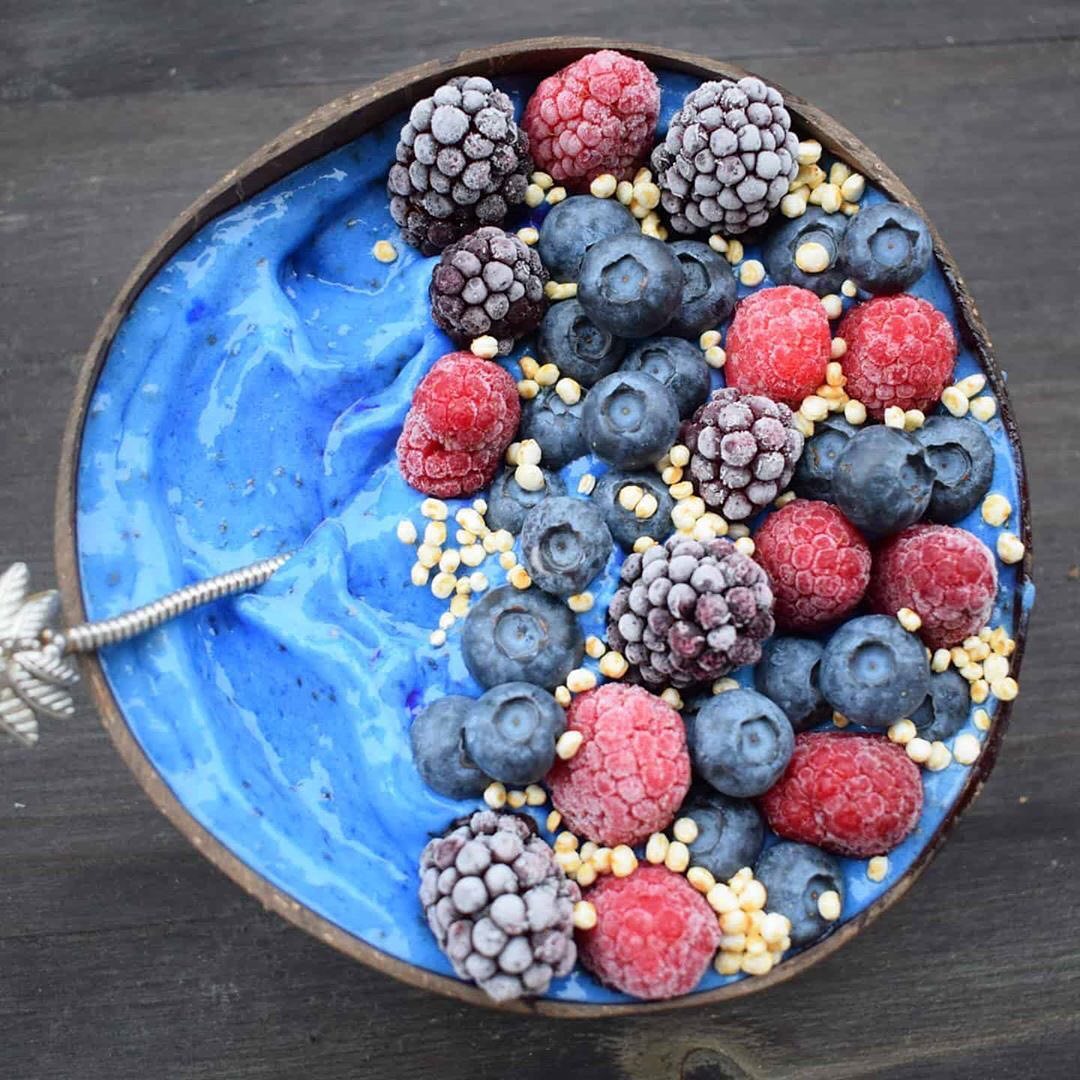 Super Healthy Blue Pineapple Bowl
