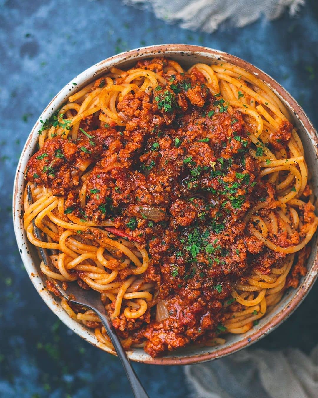 Vegan Bolognese Sauce with Tomato and Herbs
